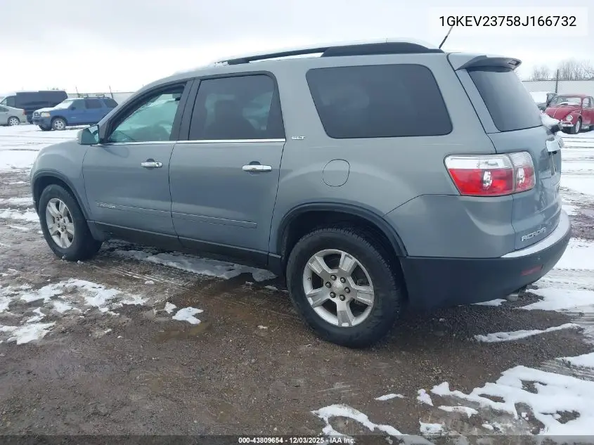 1GKEV23758J166732 2008 GMC Acadia Slt-1