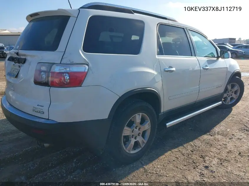 1GKEV337X8J112719 2008 GMC Acadia Slt-2
