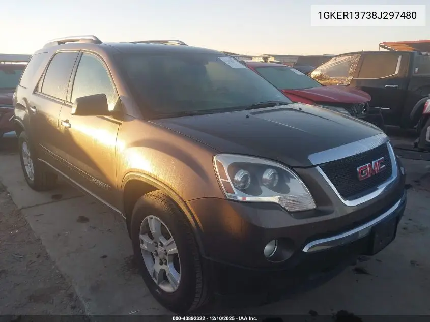 1GKER13738J297480 2008 GMC Acadia Sle-1