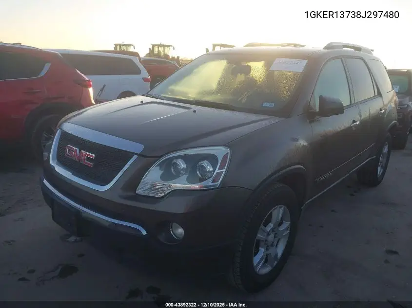 1GKER13738J297480 2008 GMC Acadia Sle-1