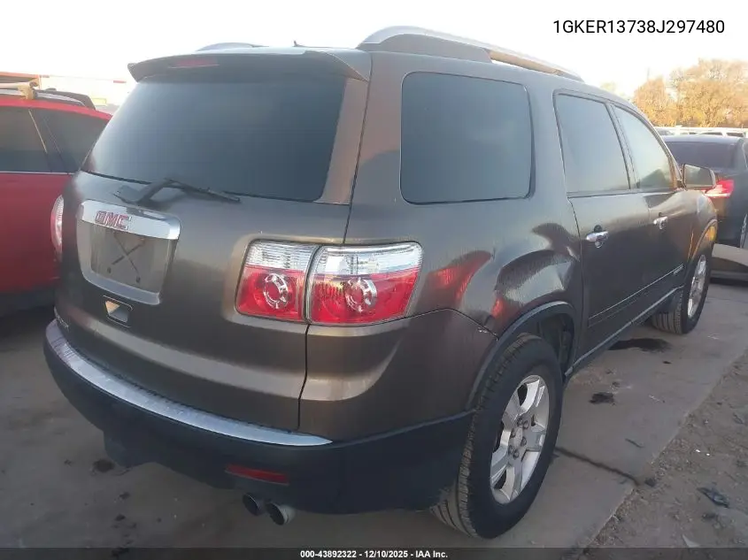 1GKER13738J297480 2008 GMC Acadia Sle-1