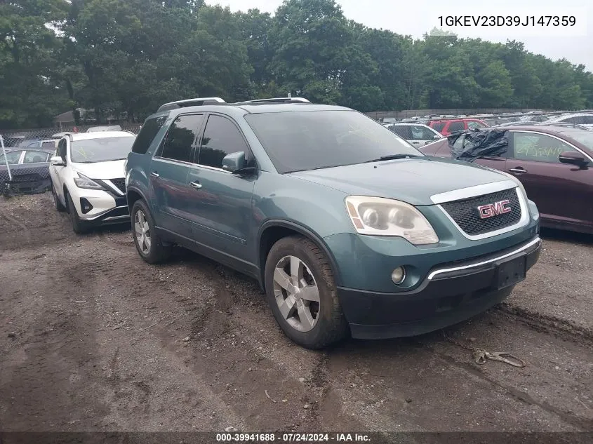 1GKEV23D39J147359 2009 GMC Acadia Slt-1