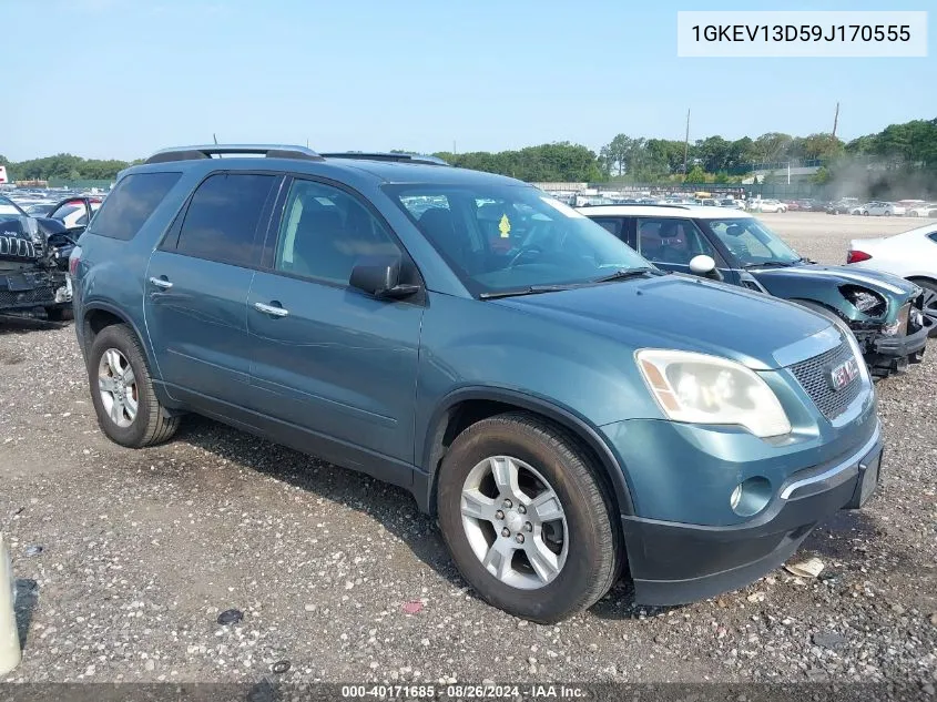 1GKEV13D59J170555 2009 GMC Acadia Sle-1