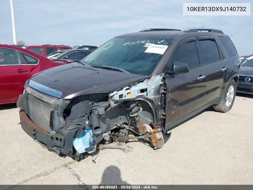 1GKER13DX9J140732 2009 GMC Acadia