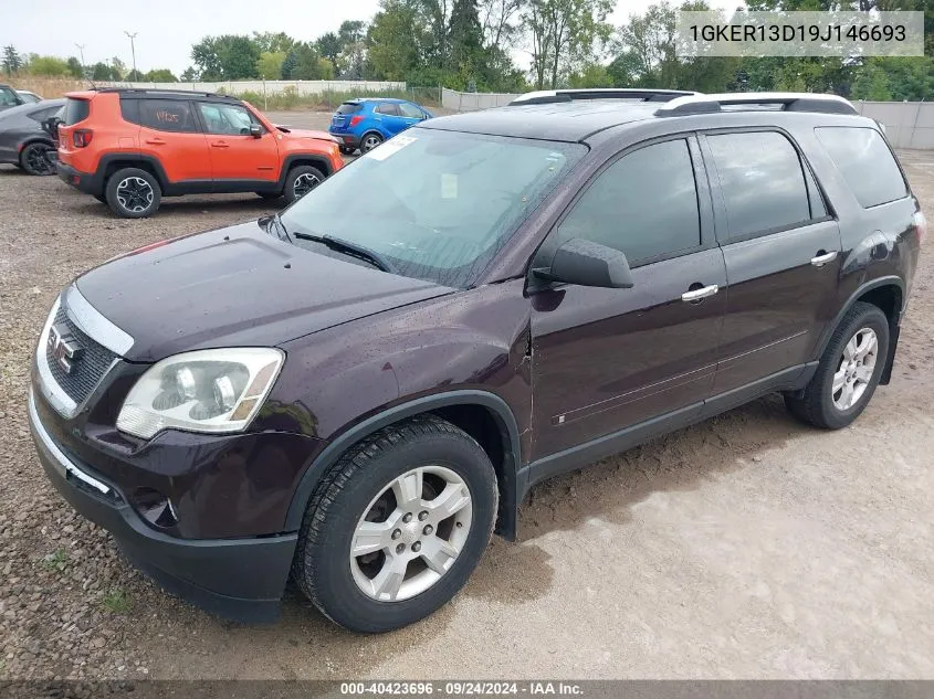 1GKER13D19J146693 2009 GMC Acadia Sle