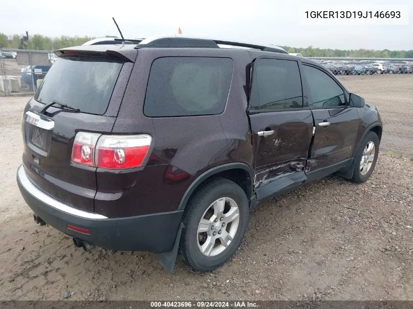 1GKER13D19J146693 2009 GMC Acadia Sle