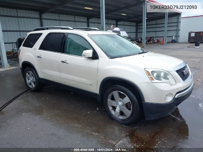 1GKER33D79J212093 2009 GMC Acadia Slt-2