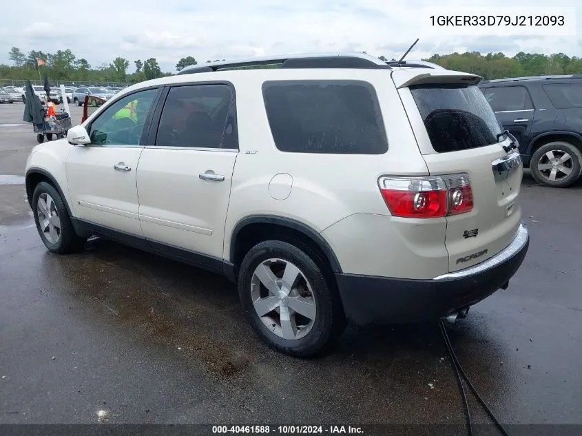 1GKER33D79J212093 2009 GMC Acadia Slt-2