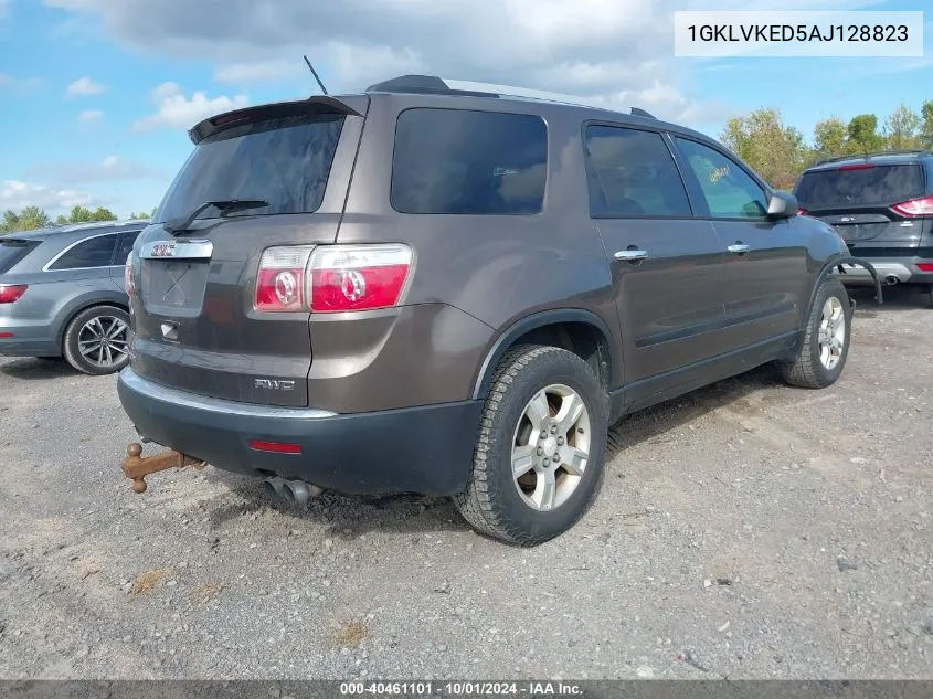 1GKLVKED5AJ128823 2010 GMC Acadia Sl