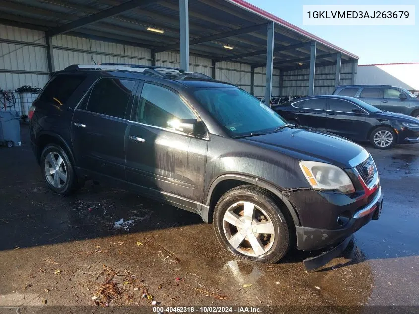 1GKLVMED3AJ263679 2010 GMC Acadia Slt-1