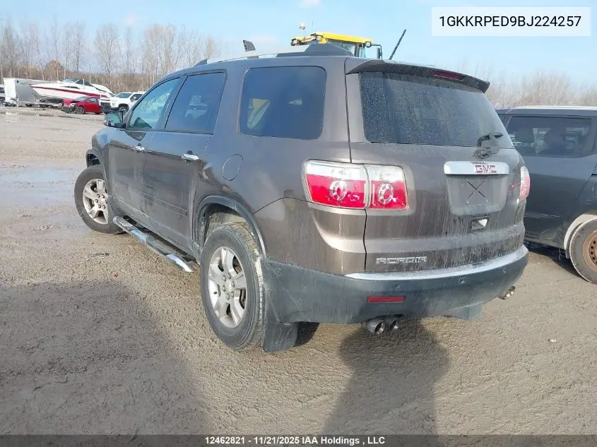 1GKKRPED9BJ224257 2011 GMC Acadia Sle