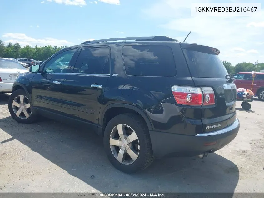 1GKKVRED3BJ216467 2011 GMC Acadia Slt-1