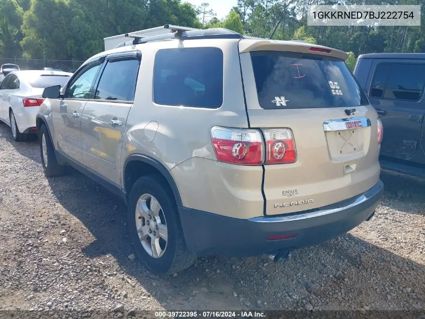 1GKKRNED7BJ222754 2011 GMC Acadia Sl