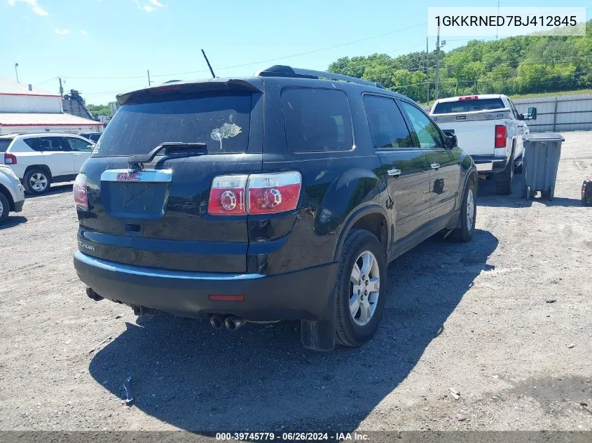 1GKKRNED7BJ412845 2011 GMC Acadia Sl