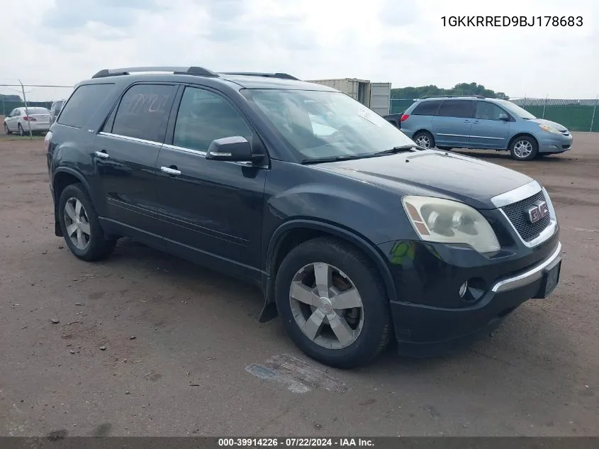 1GKKRRED9BJ178683 2011 GMC Acadia Slt-1