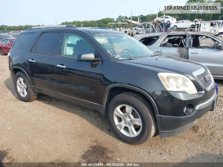 1GKKRNED1BJ108555 2011 GMC Acadia Sl