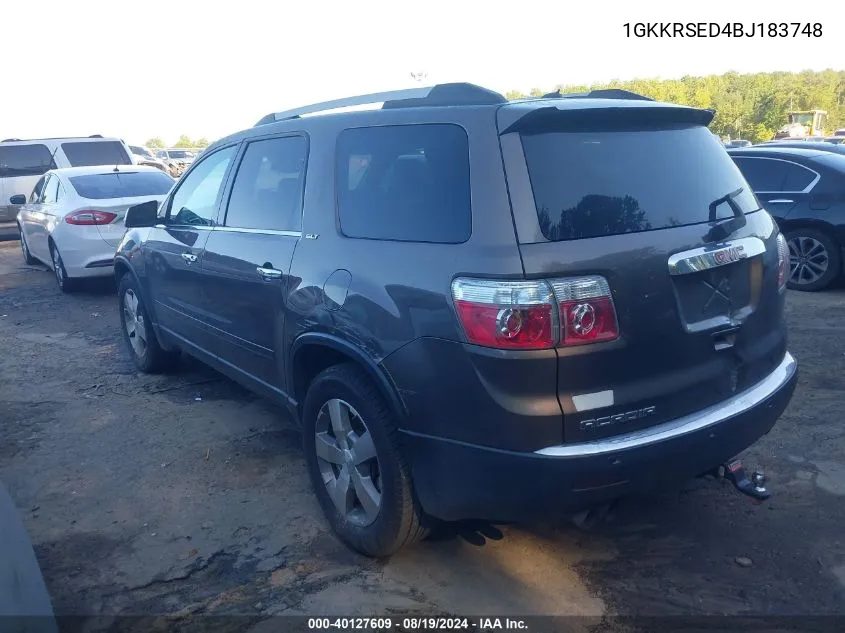 1GKKRSED4BJ183748 2011 GMC Acadia Slt-2