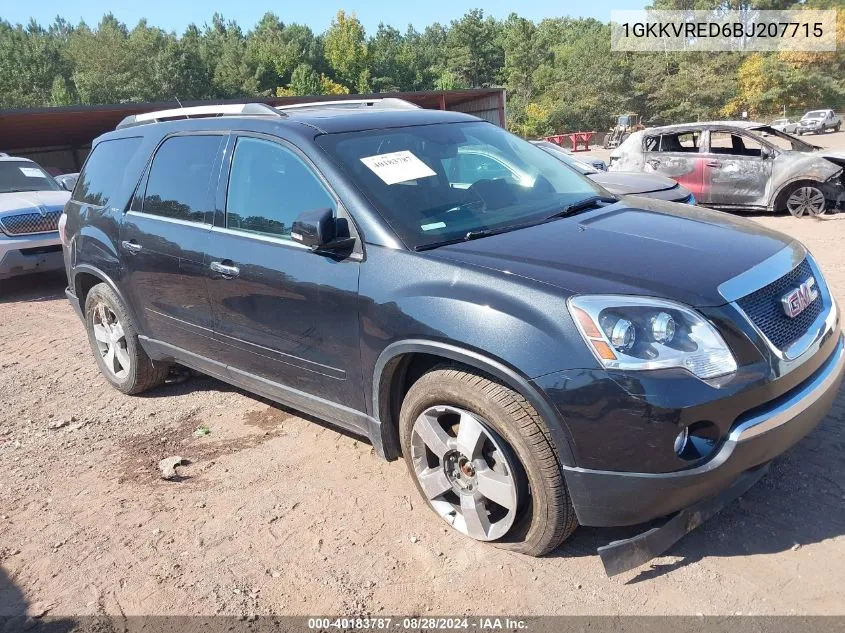 1GKKVRED6BJ207715 2011 GMC Acadia Slt-1