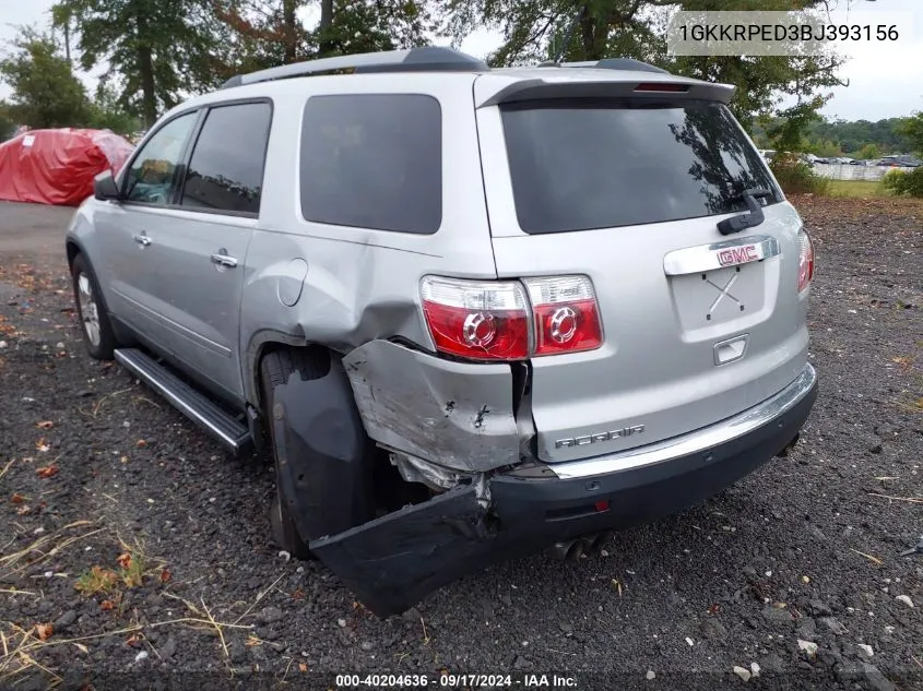 1GKKRPED3BJ393156 2011 GMC Acadia Sle