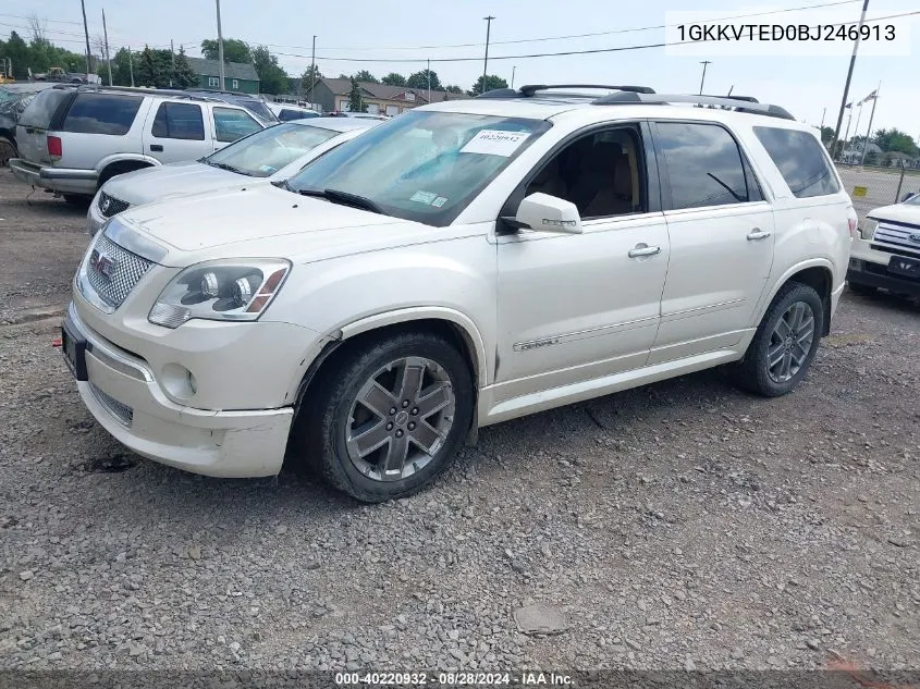 1GKKVTED0BJ246913 2011 GMC Acadia Denali