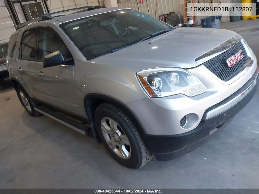 1GKKRNED1BJ132807 2011 GMC Acadia Sl