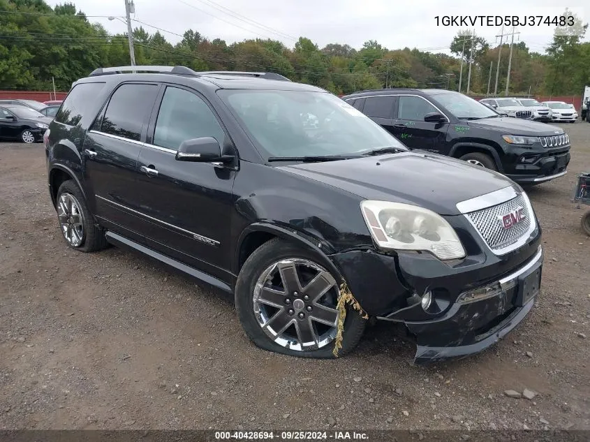 1GKKVTED5BJ374483 2011 GMC Acadia Denali