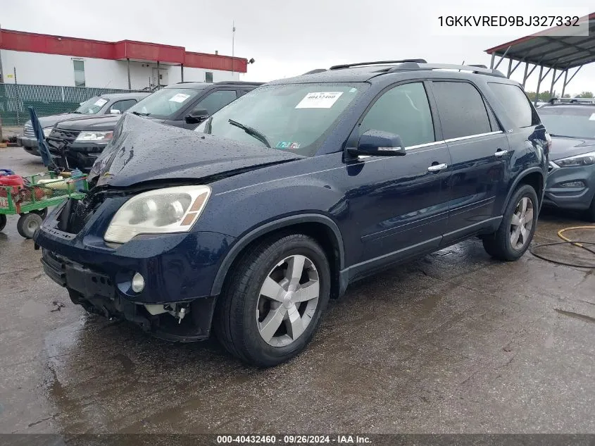 1GKKVRED9BJ327332 2011 GMC Acadia Slt-1