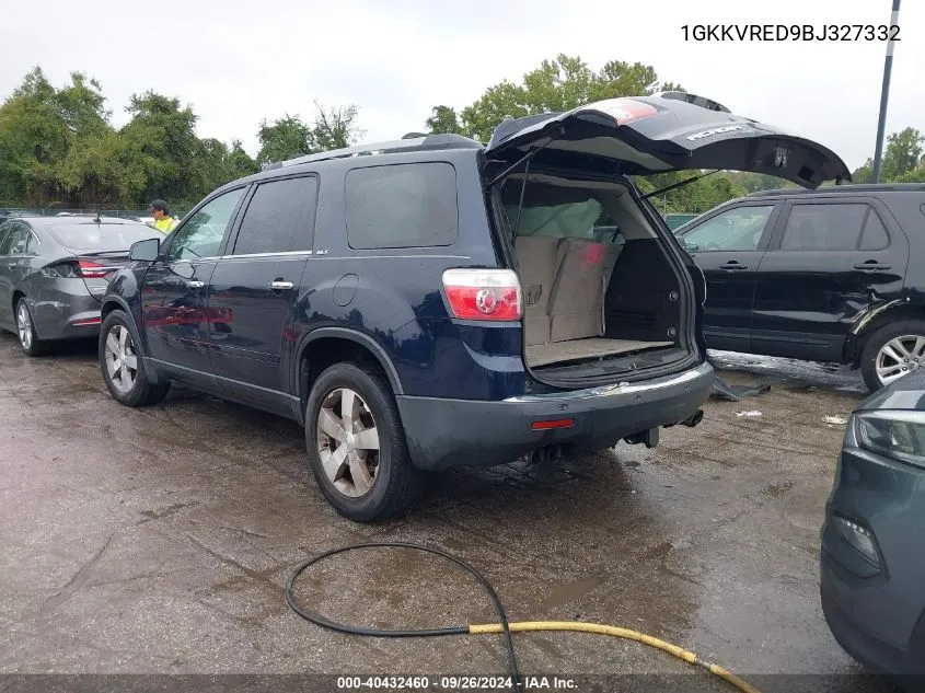 1GKKVRED9BJ327332 2011 GMC Acadia Slt-1