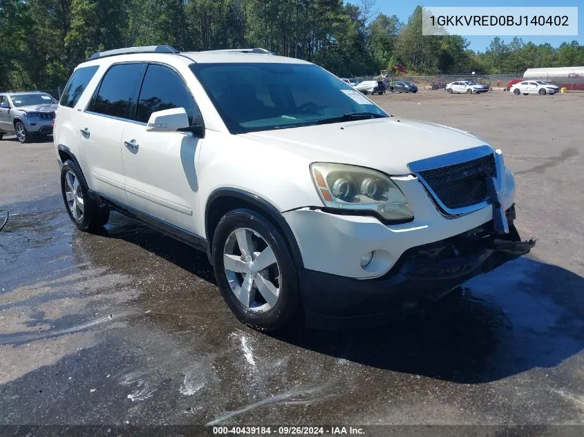 1GKKVRED0BJ140402 2011 GMC Acadia Slt-1