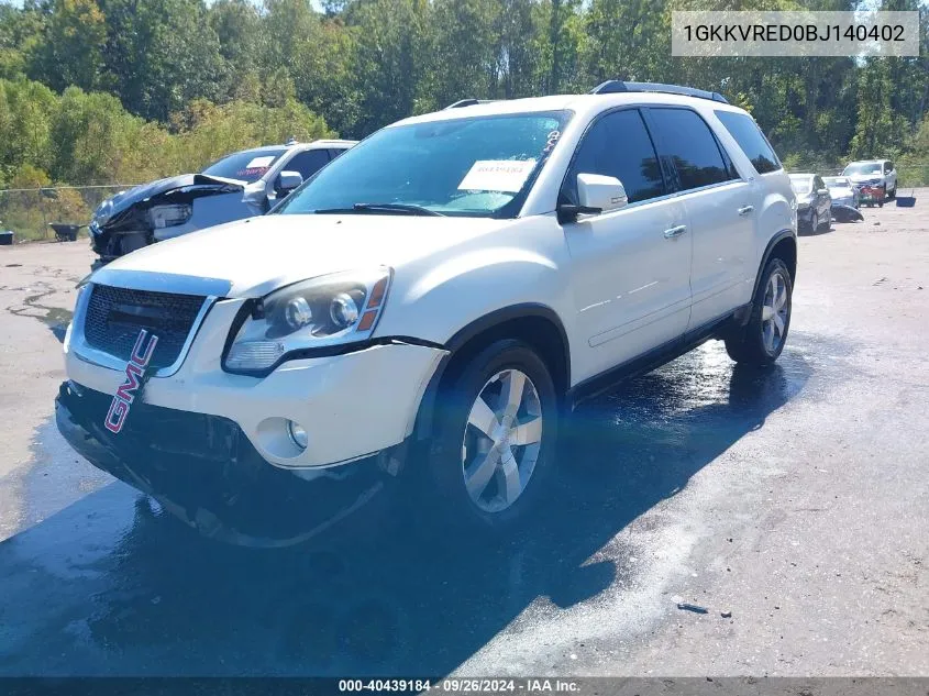 1GKKVRED0BJ140402 2011 GMC Acadia Slt-1