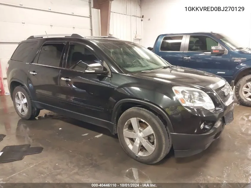 1GKKVRED0BJ270129 2011 GMC Acadia Slt-1