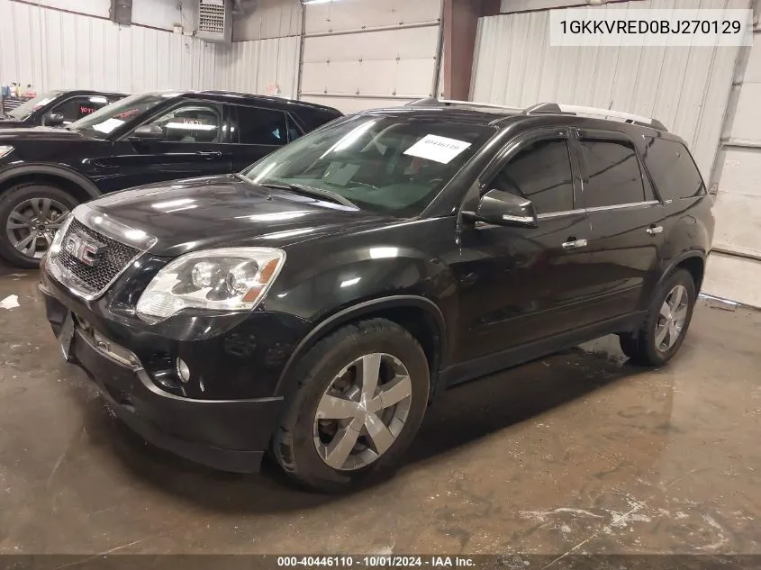 1GKKVRED0BJ270129 2011 GMC Acadia Slt-1