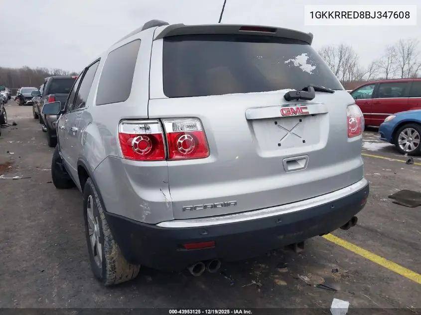 1GKKRRED8BJ347608 2011 GMC Acadia Slt-1