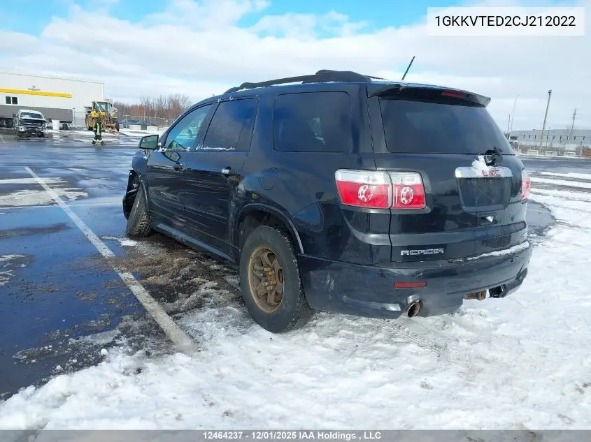 1GKKVTED2CJ212022 2012 GMC Acadia