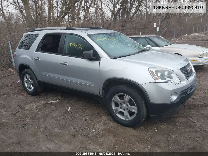 1GKKRPED8CJ395910 2012 GMC Acadia Sle