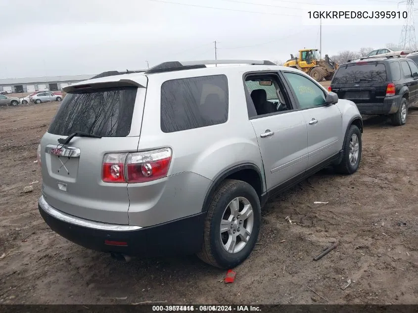 1GKKRPED8CJ395910 2012 GMC Acadia Sle