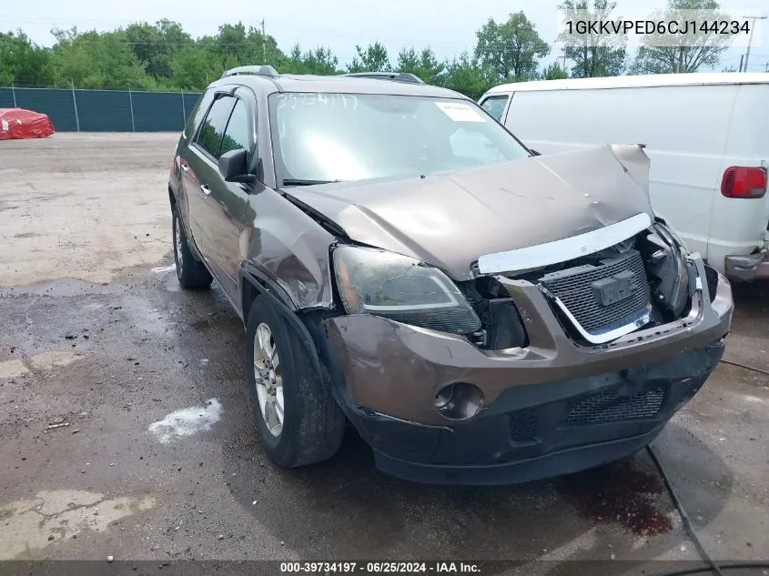 1GKKVPED6CJ144234 2012 GMC Acadia Sle