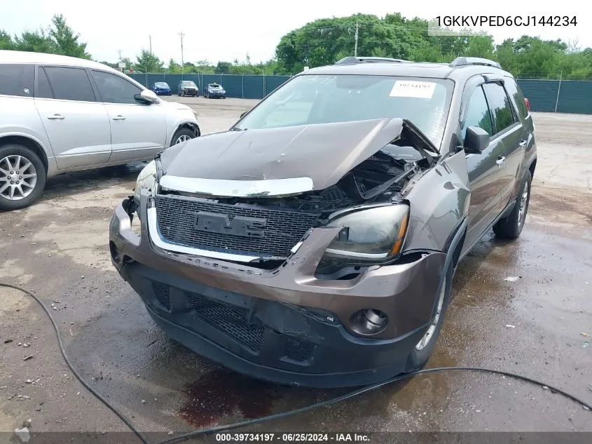 1GKKVPED6CJ144234 2012 GMC Acadia Sle