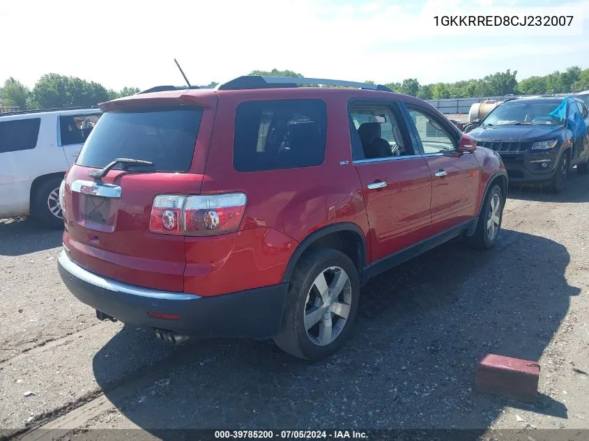 1GKKRRED8CJ232007 2012 GMC Acadia Slt-1