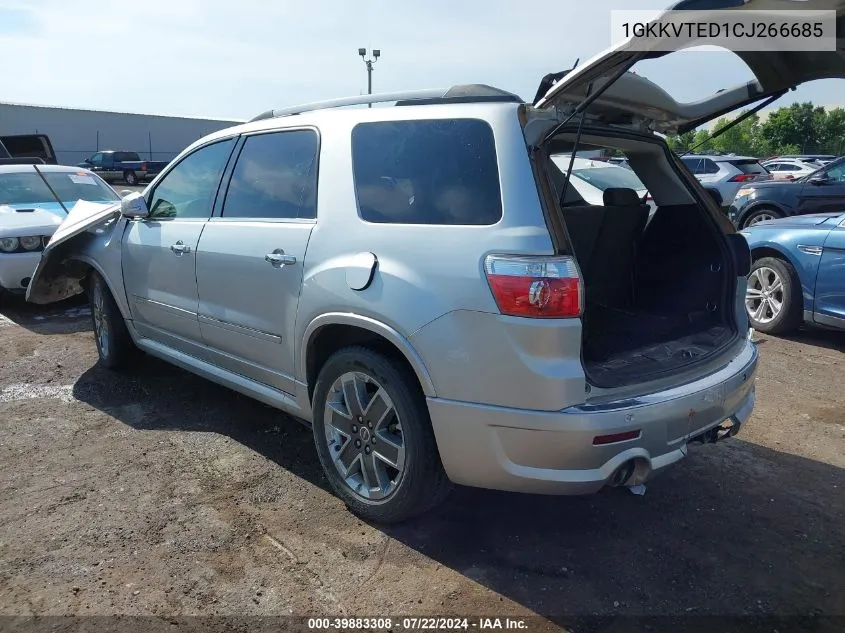 1GKKVTED1CJ266685 2012 GMC Acadia Denali