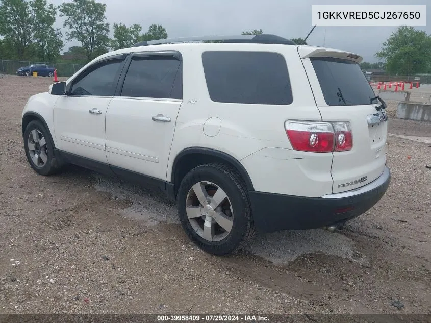 1GKKVRED5CJ267650 2012 GMC Acadia Slt-1