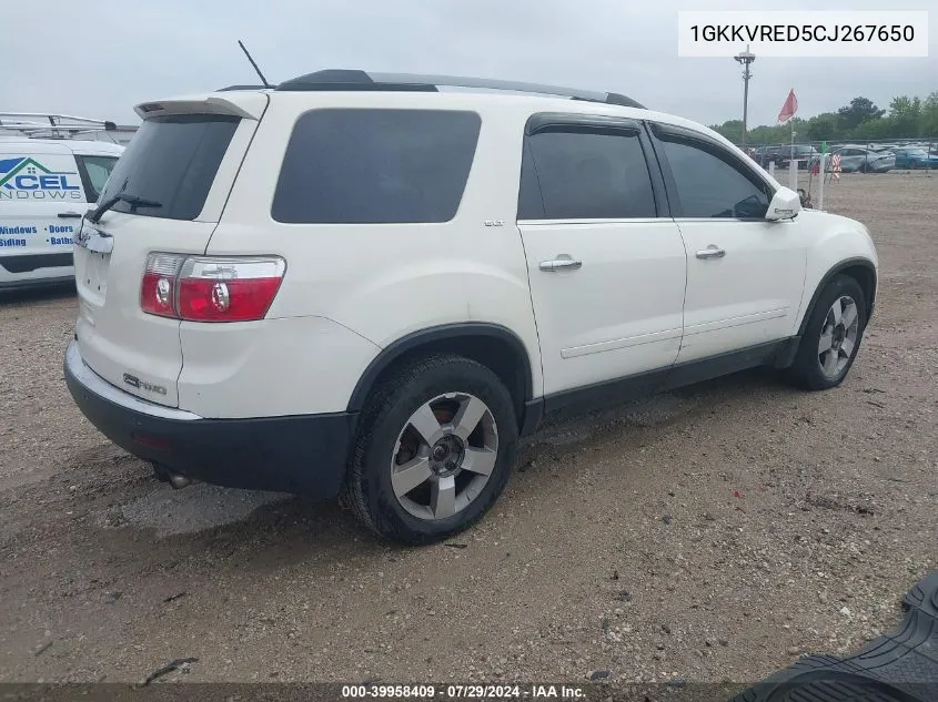 1GKKVRED5CJ267650 2012 GMC Acadia Slt-1