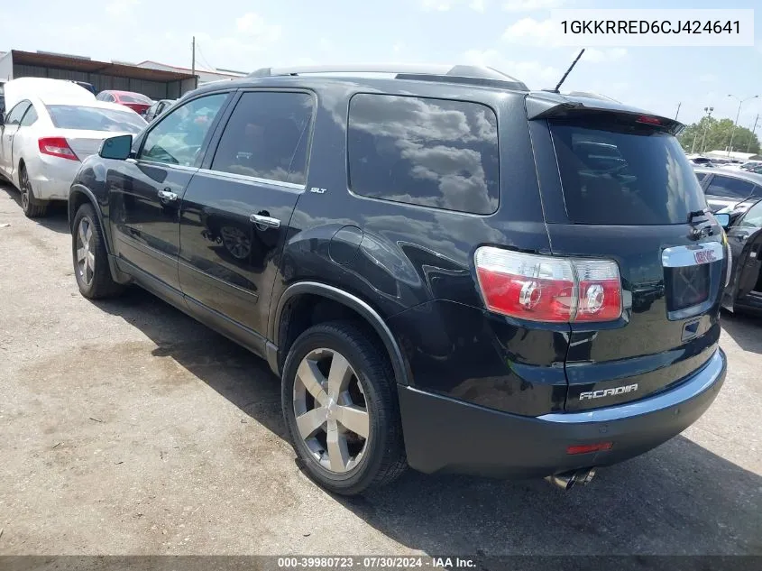 1GKKRRED6CJ424641 2012 GMC Acadia Slt-1