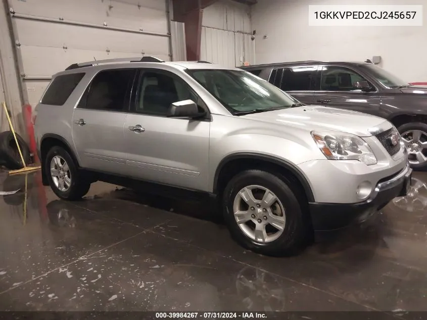 1GKKVPED2CJ245657 2012 GMC Acadia Sle