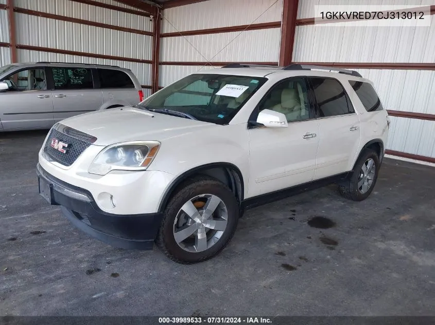 1GKKVRED7CJ313012 2012 GMC Acadia Slt-1