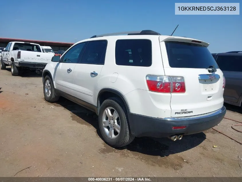 1GKKRNED5CJ363128 2012 GMC Acadia Sl