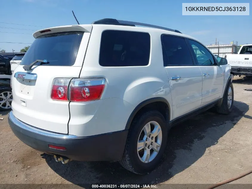 1GKKRNED5CJ363128 2012 GMC Acadia Sl