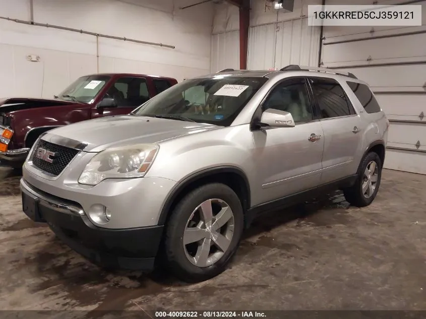 1GKKRRED5CJ359121 2012 GMC Acadia Slt-1