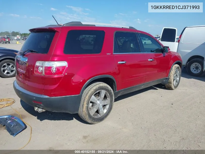 1GKKRRED1CJ371993 2012 GMC Acadia Slt-1