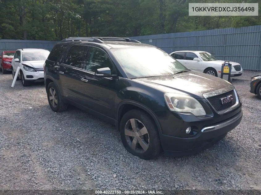 1GKKVREDXCJ356498 2012 GMC Acadia Slt-1